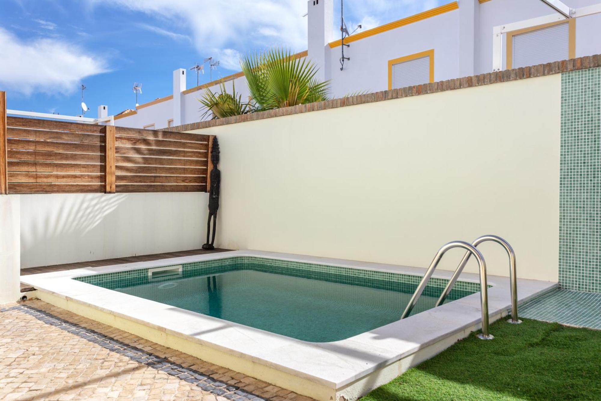 As Serenas Casa B Piscina ヴィーラ・ノーヴァ・デ・カセラ エクステリア 写真